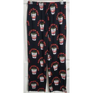 Maruchan Caution Hot Lounge Pants Adult Size M Elastic Waist